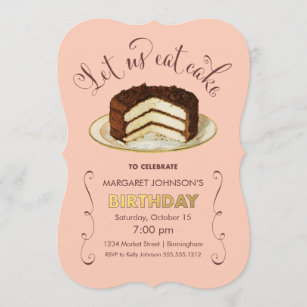 Birthday cake party invitation Template | PosterMyWall