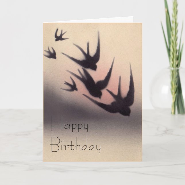 Vintage Birthday card (Front)