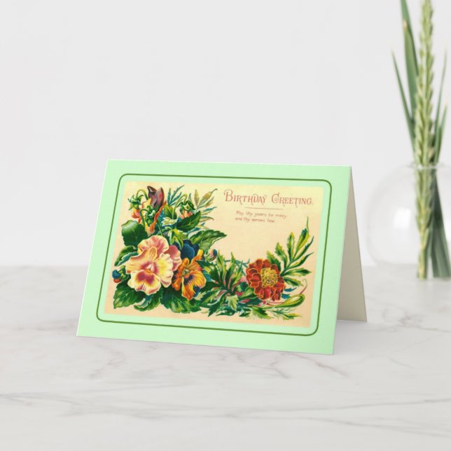 Vintage Birthday Card (Front)
