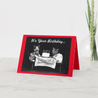 Vintage Birthday Cat's Meow