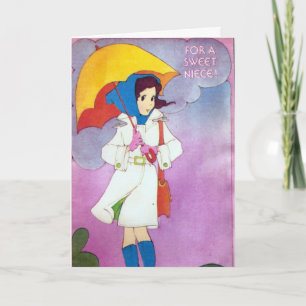 Vintage Birthday For Niece Card
