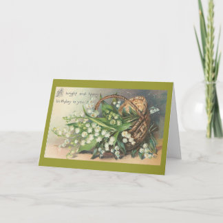 Vintage Birthday Greetings. Card