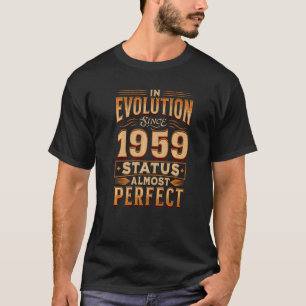 Vintage Birthday Legends Were Born In 1959 Built I T-Shirt
