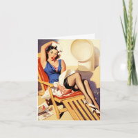 Vintage Birthday Pinup