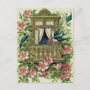 Vintage Birthday Postcard