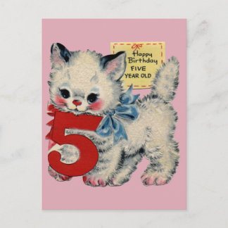 Vintage Birthday Postcard