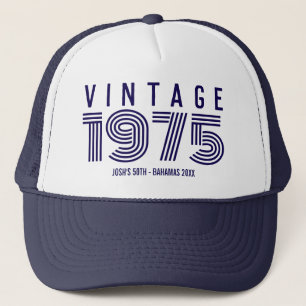 Vintage Birthday Trucker Hat