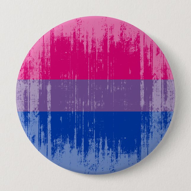 Vintage Bisexual Pride.png 4 Inch Round Button (Front)