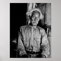 Vintage Black and White Photo of Jesse Stahl