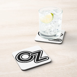 Vintage Black and White Wizard of Oz Fairy Tale Coaster