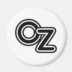 Vintage Black and White Wizard of Oz Fairy Tale Magnet