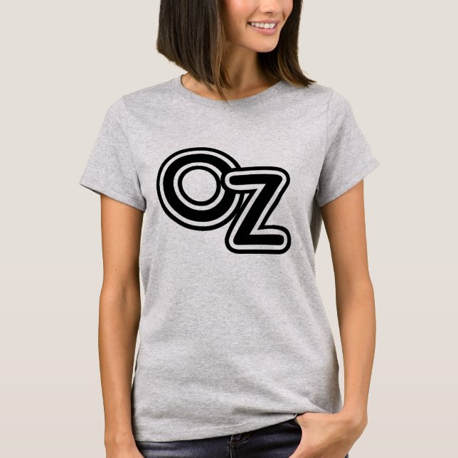 Vintage Black and White Wizard of Oz Fairy Tale T-Shirt (Front)