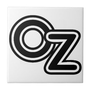 Vintage Black and White Wizard of Oz Fairy Tale Tile