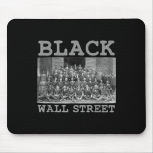 Vintage Black Business Black History Month Black W Mouse Pad