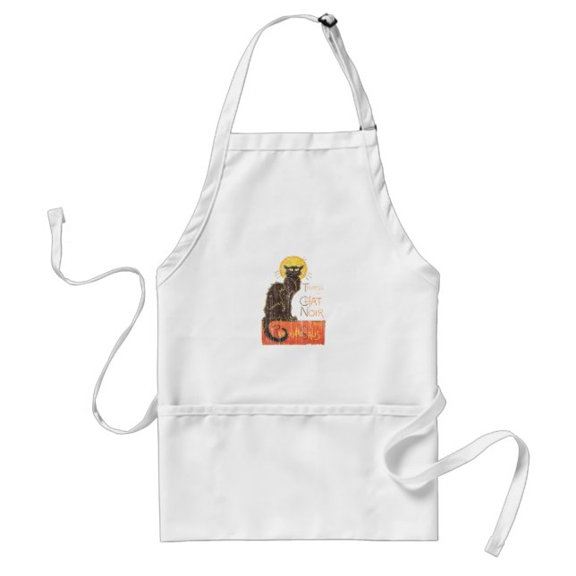 Vintage Black Cat Standard Apron (Front)