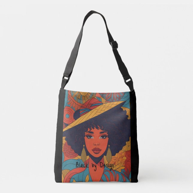 Vintage Black Essence Crossbody Bag (Back)