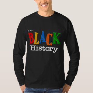 Vintage Black History Month Fist Women Men T-Shirt