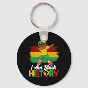 Vintage Black History Month Map Africa African Pri Keychain