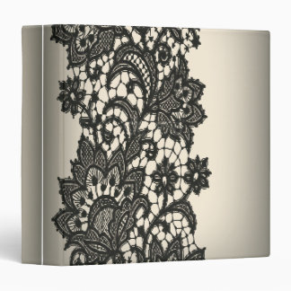 Vintage black Lace beige Paris Albumn Binder