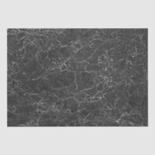 Vintage Black & White Marble Stone Texture Tissue Paper