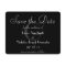 Vintage Black & White Monogram Save the Date