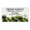 Vintage Blackberry Fruit Canning | Jar Label