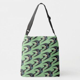 Vintage Blackbird Crossbody Bag