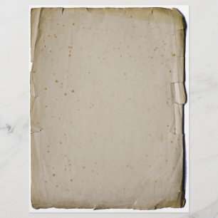 Vintage Blank Book Leaves Letterhead