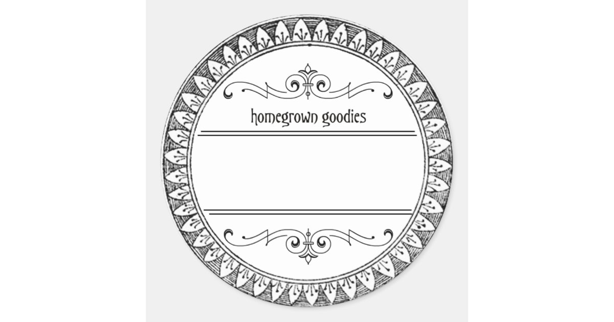 Vintage Blank Canning Jar Labels | Zazzle.ca