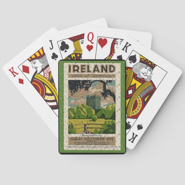 Vintage Blarney Castle Playing Cards (Back)