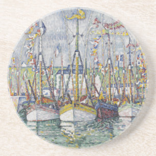 Vintage Blessing of the Tuna Fleet at Groix Coaster