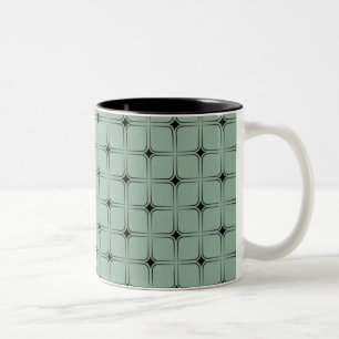 Vintage Bliss Mug, Sage Two-Tone Coffee Mug
