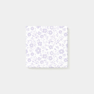 Vintage Bloom Dusty Lavender - Neutral Post-it Notes