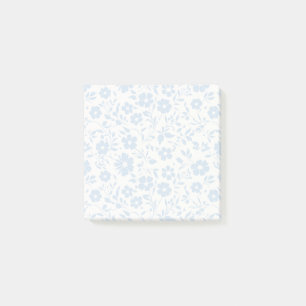 Vintage Bloom Powder Blue - Neutral Post-it Notes