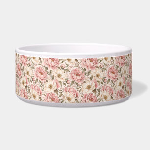 Vintage Blooming Peonies Pattern