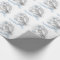 Vintage Blue Baby Shower Wrapping Paper