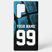 Vintage blue basketball jersey number custom