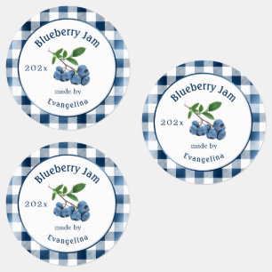 Vintage Blue Blueberry Jam Canning