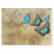 Vintage Blue Butterflies Decoupage Tissue Paper