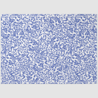 Vintage Blue chinoiserie Decoupage Tissue Paper