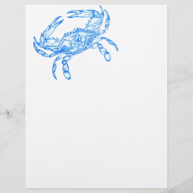 Vintage  blue  crab (Front)