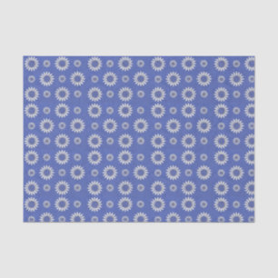 Vintage Blue Floral  Tissue Paper