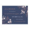 Vintage Blue Floral Wedding Save the Date
