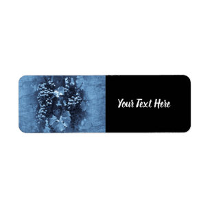 Vintage Blue Grapes Label