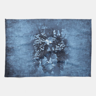 Vintage Blue Grapes Plaster Kitchen Towel