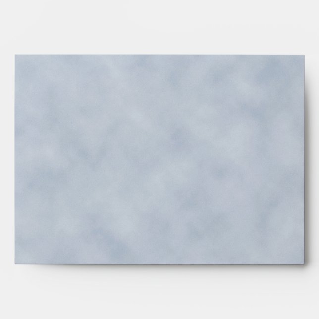 Vintage Blue Grey Parchment Look Texture Envelope (Front)