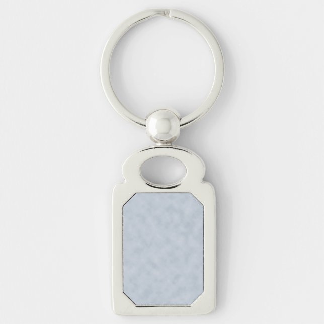 Vintage Blue Grey Parchment Look Texture Keychain (Front)