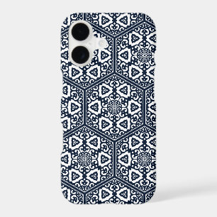 Vintage Blue Ottoman Turkish Tracery Oriental