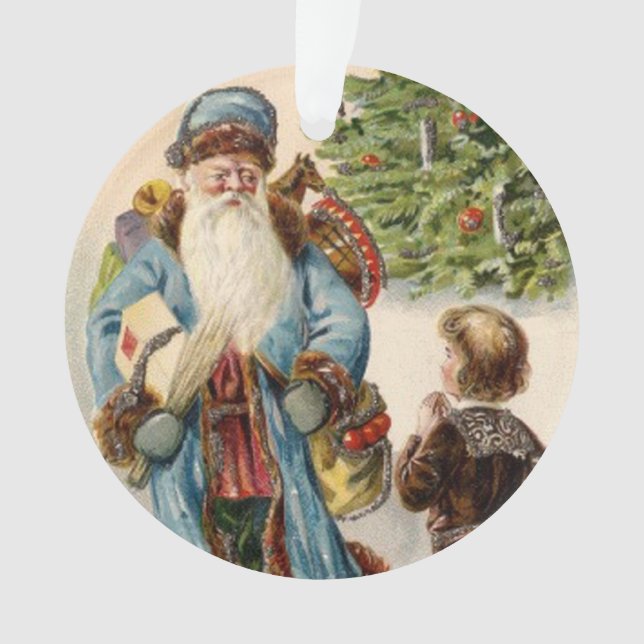 Vintage Blue Père Noël (devant)