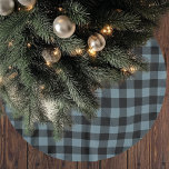 Vintage Blue Plaid Brushed Polyester Tree Skirt<br><div class="desc">Add a cozy and classic touch to your holiday decor with this Blue Plaid Tree Skirt. Featuring a timeless plaid pattern in rich shades of blue, this tree skirt brings warmth and charm to your Christmas tree. Perfect for creating a rustic or farmhouse-inspired holiday atmosphere, this versatile tree skirt complements...</div>